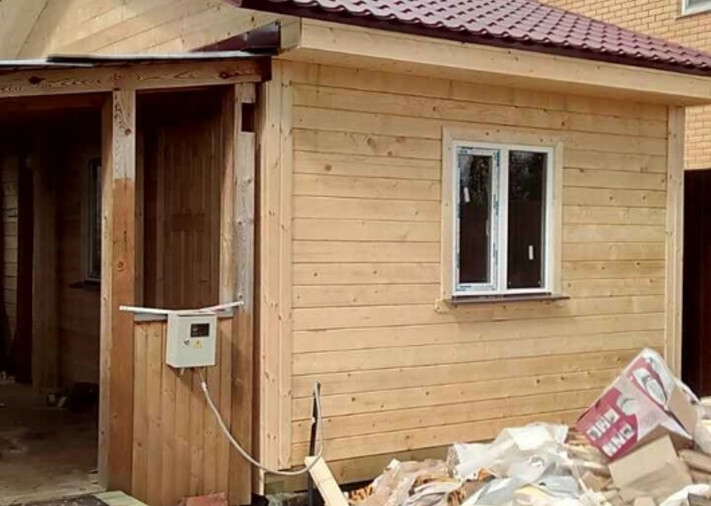 Баня из бруса 6х4 по Пятницкому ш 12 км, д. Сабурово, фото 1