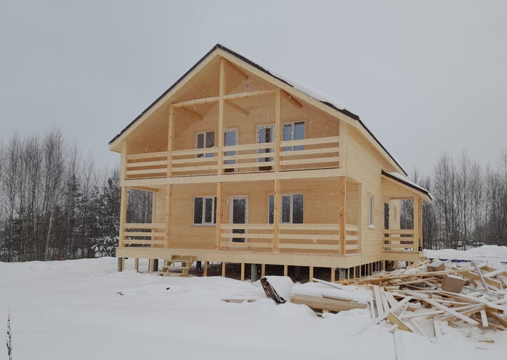 Каркасный дом 9х11 «Донской 2» в Богородском г. о., д. Починки, фото 1