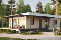 Каркасный дом Брайтон — 10x12 м, 144 м²