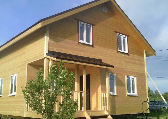Каркасный дом 8х8 "Карлстад" в Серпуховском районе, деревня Съяново-2, фото 1