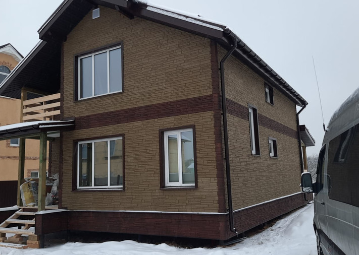 Каркасный коттедж «Рублевский» 8х9,5 в пос. «Горки Ленинские», фото 1