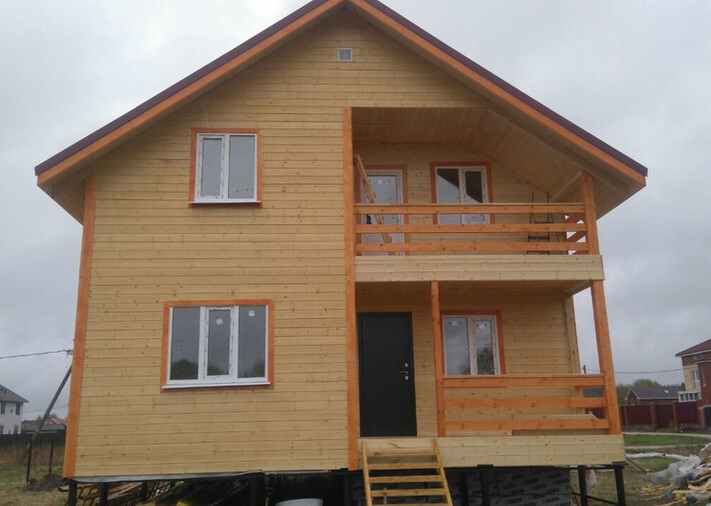 Каркасный дом 8х10 "Донской" в Раменском районе, посёлок "Радужный", фото 1