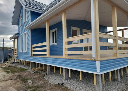 Каркасный коттедж 7,5х10 «Александровский» в КП Заповедный Берег