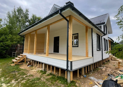 Каркасный дом «Александровский» 7,5x10 в Московской области, Истринский район, село Дарна, СНТ «Маяк»