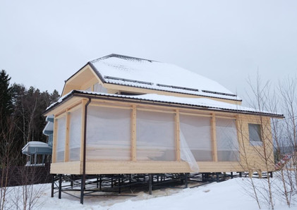 Каркасный дом 8х8 Переславль в Чеховском р-не, Сосновый берег 3