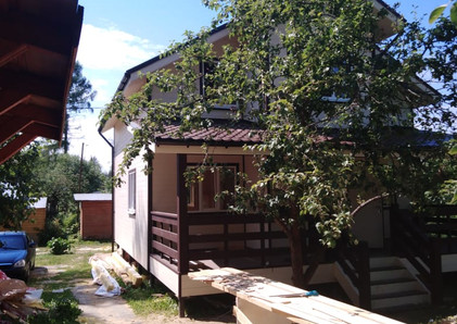 Каркасный дом 8х9,5 Рублевский в Одинцовском р-не, д. Полушкино